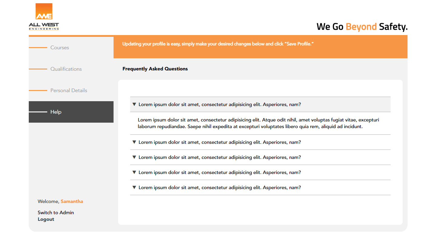 All West Engineering snapshot preview