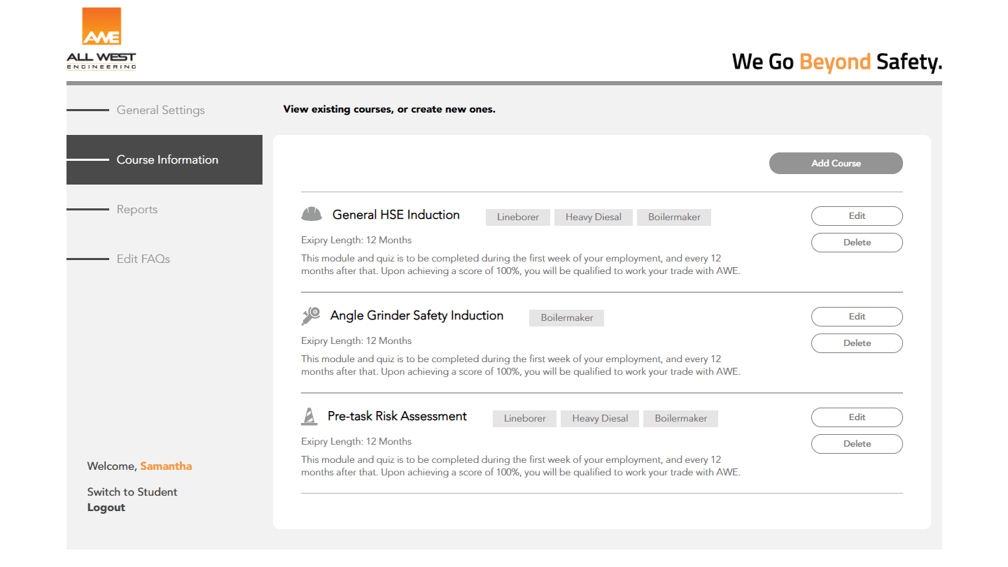 All West Engineering snapshot preview