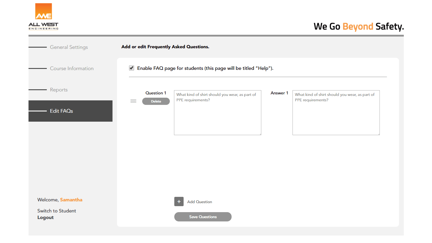 All West Engineering snapshot preview