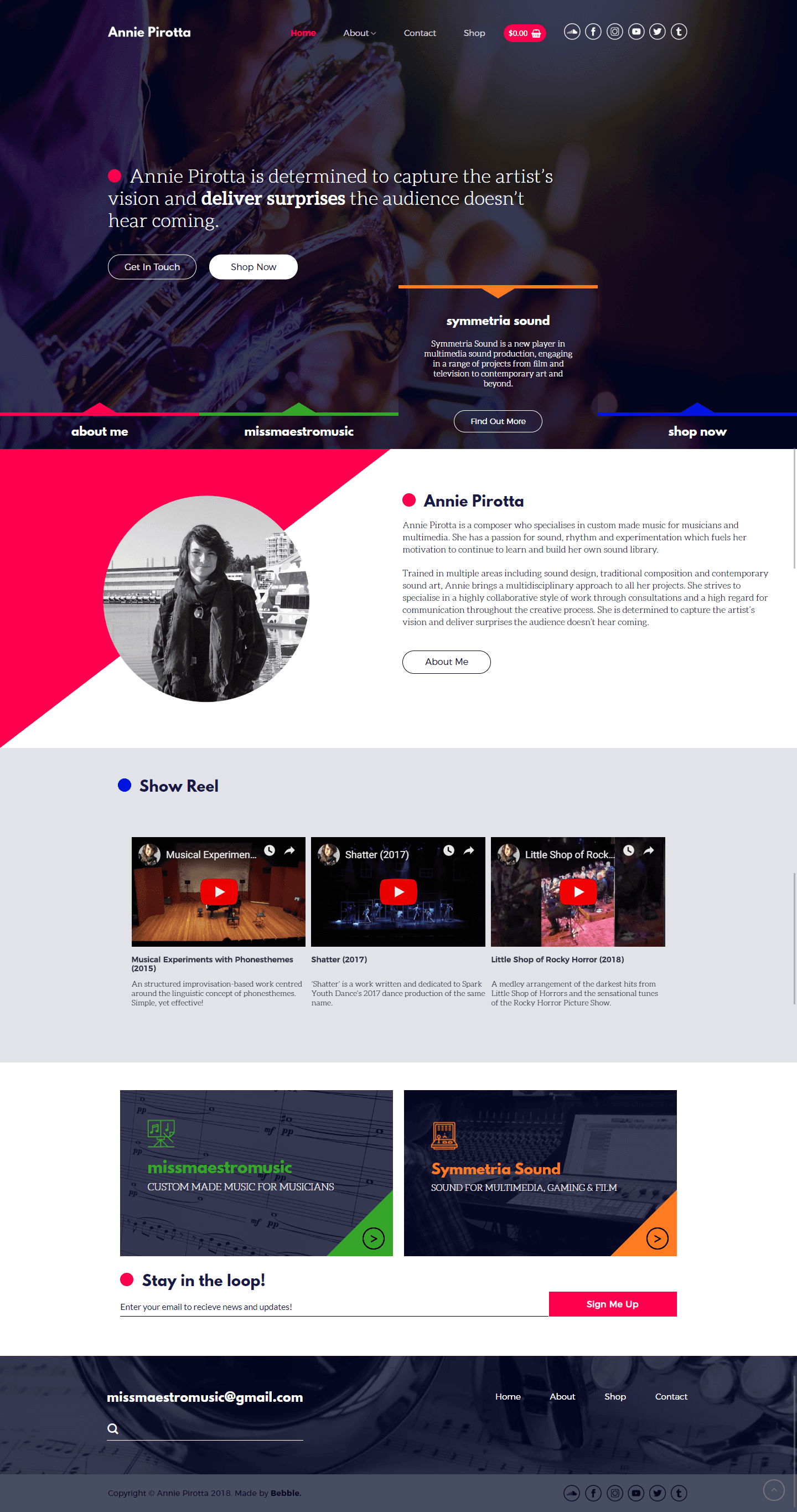 Annie Pirotta snapshot preview